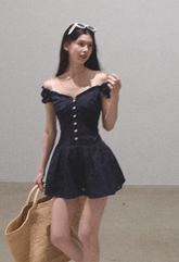 Slim Cotton Tea Dress